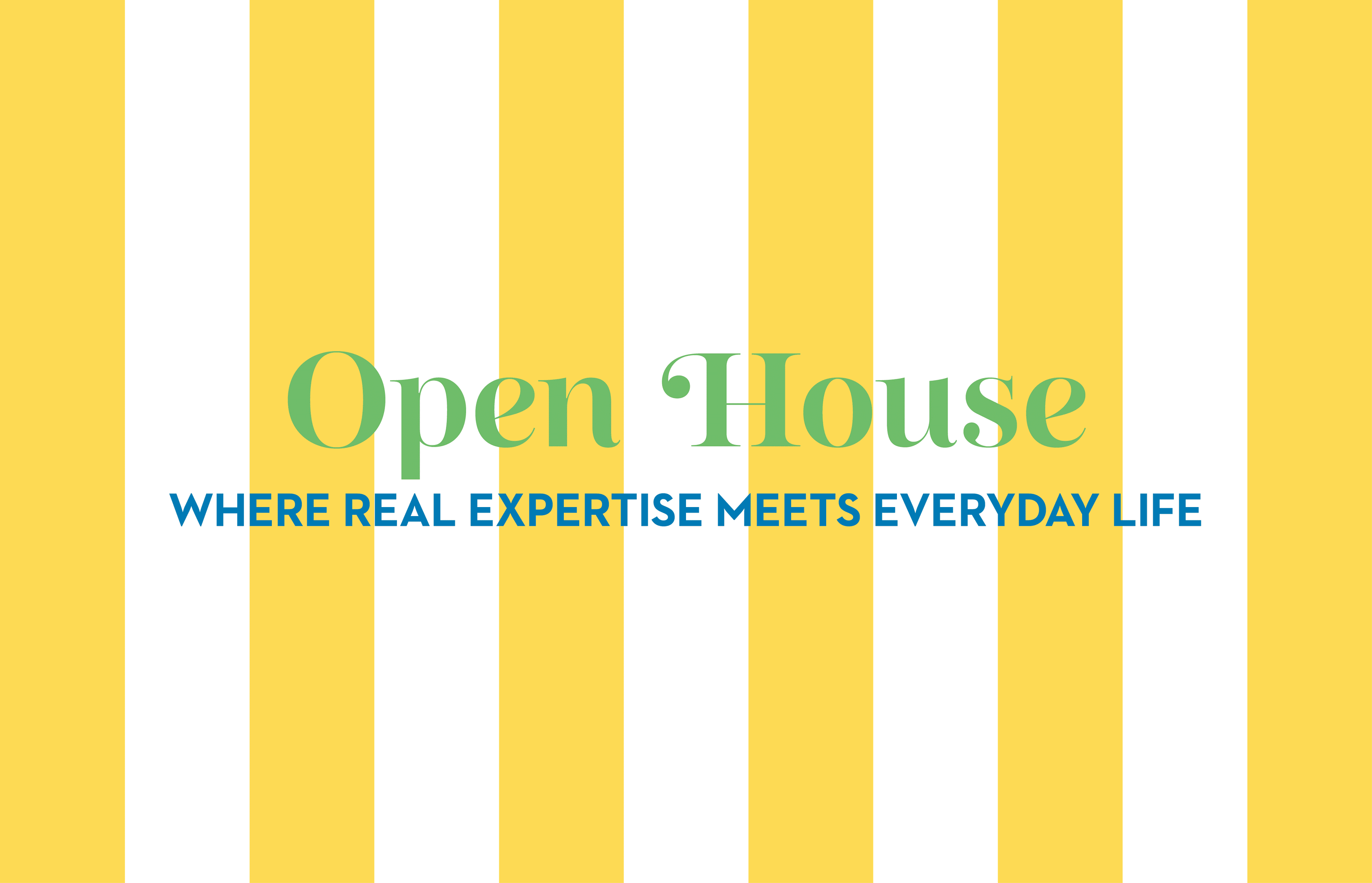 Open house logo graphic